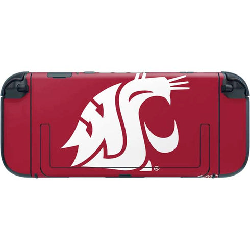 Washington State University Cougars Logo Nintendo Switch 2 (2025) with Joy-Con Skin